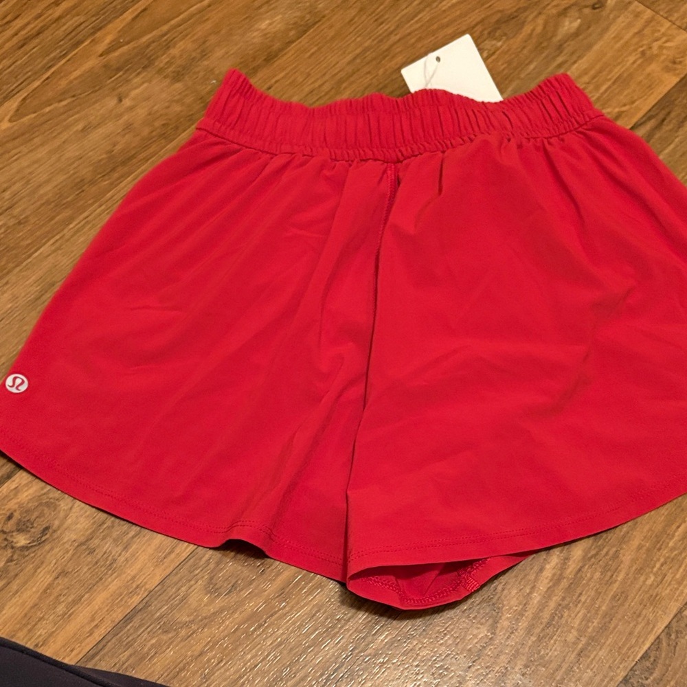 lululemon athletica Women's Red pace crush high rise short 2.5”